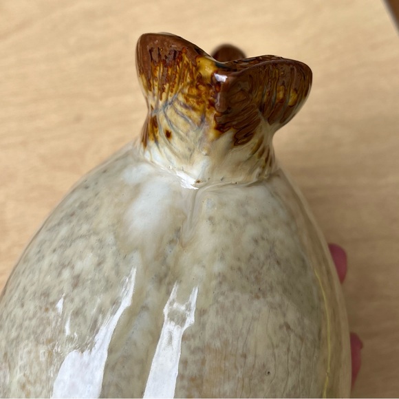 Vintage Studio Ceramic Pottery Leaf Pitcher 22 Oz - Picture 8 of 14